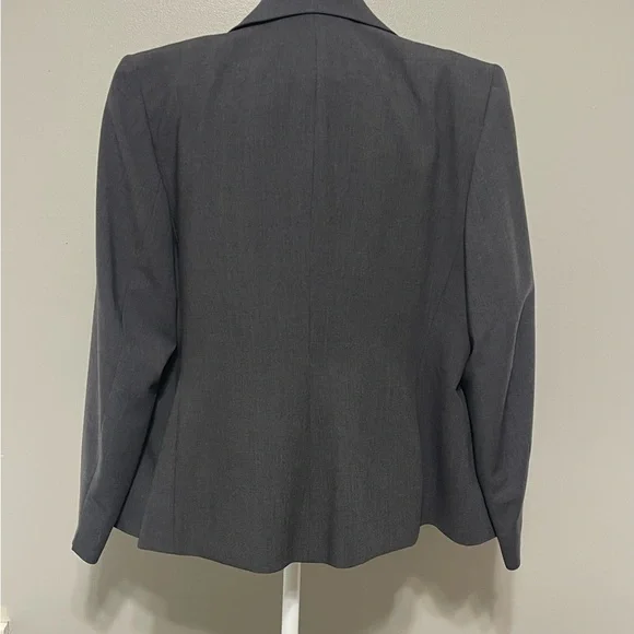 JONES NEW YORK Vtg Mens Gray Golden Fil Wool Suit Jacket 42L USA Career Blazer - Picture 13 of 13